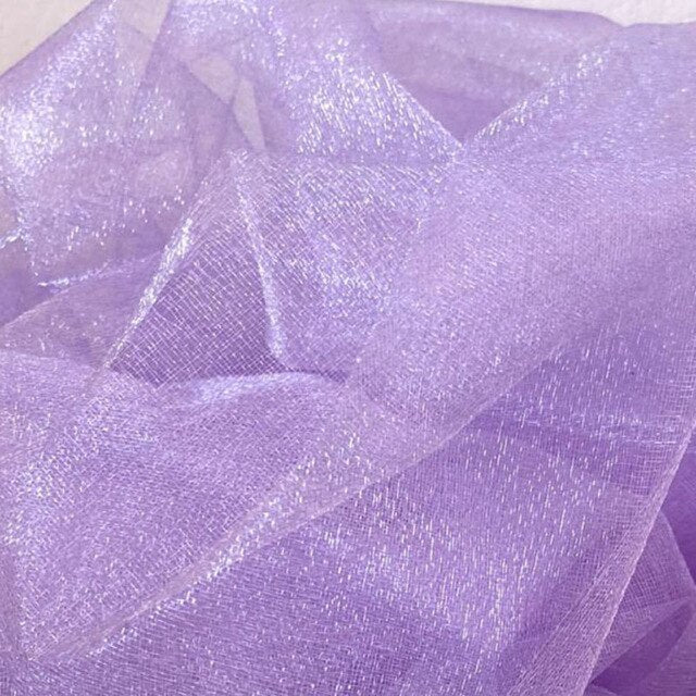 Backdrop Railing Decoration Organza Wedding Yarn Tulle Sheer Crystal Fabric Birthday Party Wedding Arch Ceremony 48cm x 5m