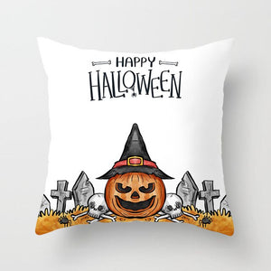 Halloween Decoration For Home Cartoon Pumpkin Bat Ghost Pillowcase Horror Halloween Party Supplies Accessories Haloween Ornament