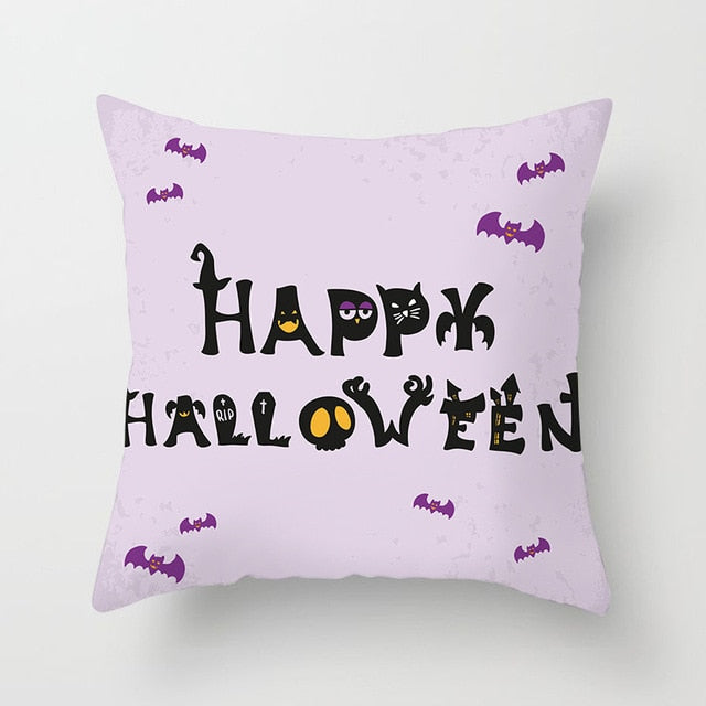 Halloween Decoration For Home Cartoon Pumpkin Bat Ghost Pillowcase Horror Halloween Party Supplies Accessories Haloween Ornament