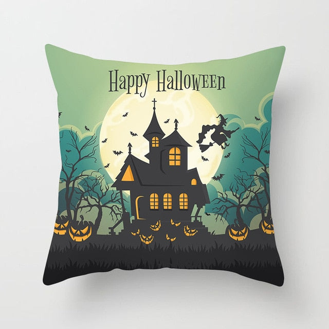 Halloween Decoration For Home Cartoon Pumpkin Bat Ghost Pillowcase Horror Halloween Party Supplies Accessories Haloween Ornament