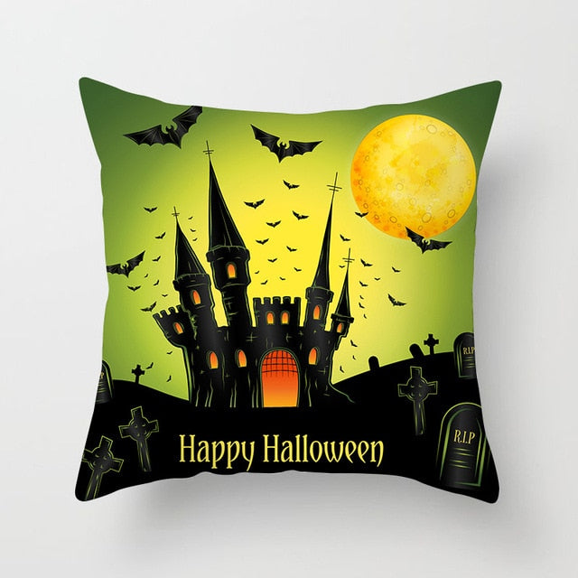 Halloween Decoration For Home Cartoon Pumpkin Bat Ghost Pillowcase Horror Halloween Party Supplies Accessories Haloween Ornament