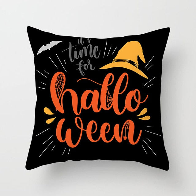 Halloween Decoration For Home Cartoon Pumpkin Bat Ghost Pillowcase Horror Halloween Party Supplies Accessories Haloween Ornament