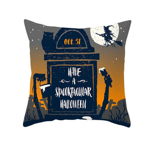 Halloween Decoration For Home Cartoon Pumpkin Bat Ghost Pillowcase Horror Halloween Party Supplies Accessories Haloween Ornament