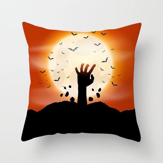 Halloween Decoration For Home Cartoon Pumpkin Bat Ghost Pillowcase Horror Halloween Party Supplies Accessories Haloween Ornament