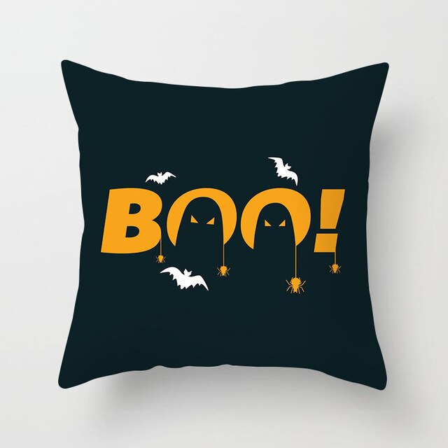 Halloween Decoration For Home Cartoon Pumpkin Bat Ghost Pillowcase Horror Halloween Party Supplies Accessories Haloween Ornament