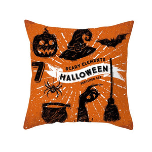 Halloween Decoration For Home Cartoon Pumpkin Bat Ghost Pillowcase Horror Halloween Party Supplies Accessories Haloween Ornament