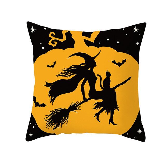 Halloween Decoration For Home Cartoon Pumpkin Bat Ghost Pillowcase Horror Halloween Party Supplies Accessories Haloween Ornament